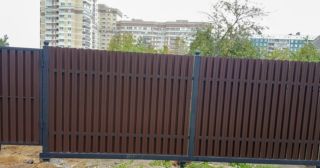Купить распашные ворота из штакетника Ишимбай, цена от 2771 руб.